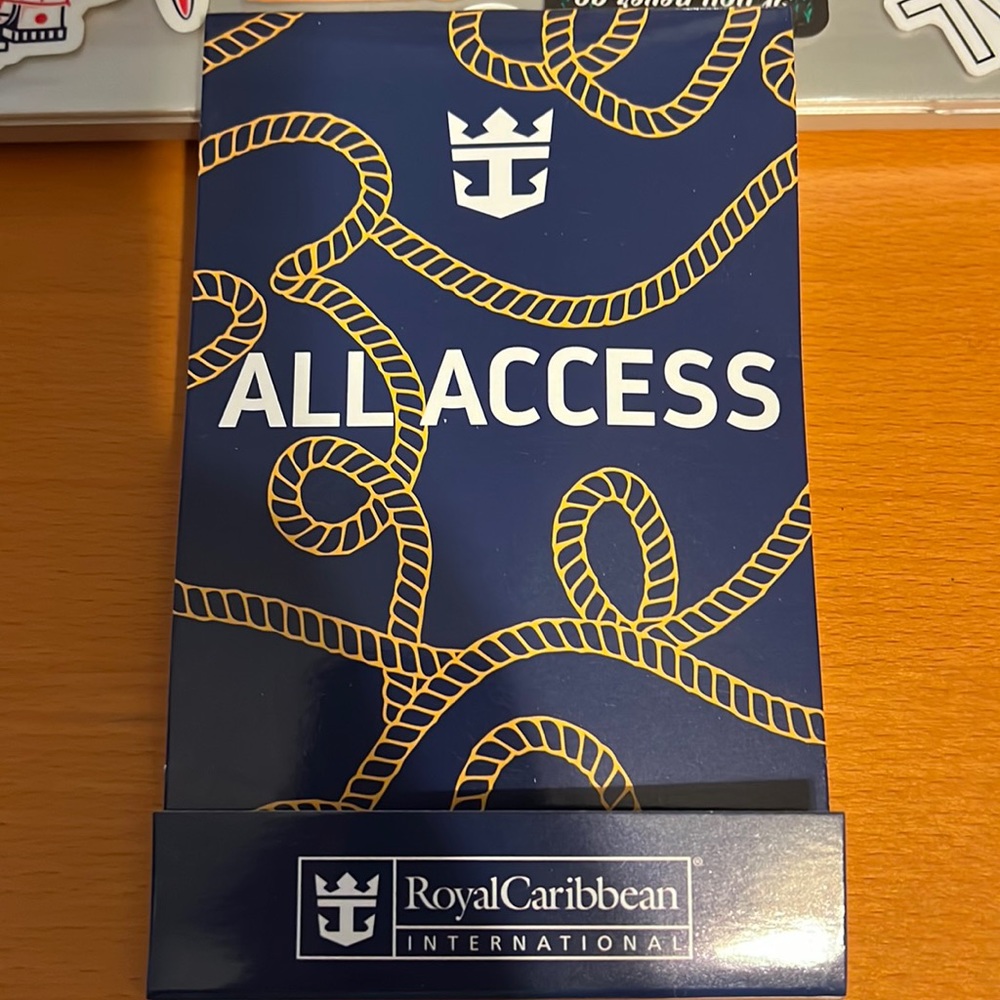 An all access gift when you do the ship tour shows how to make knots with rope